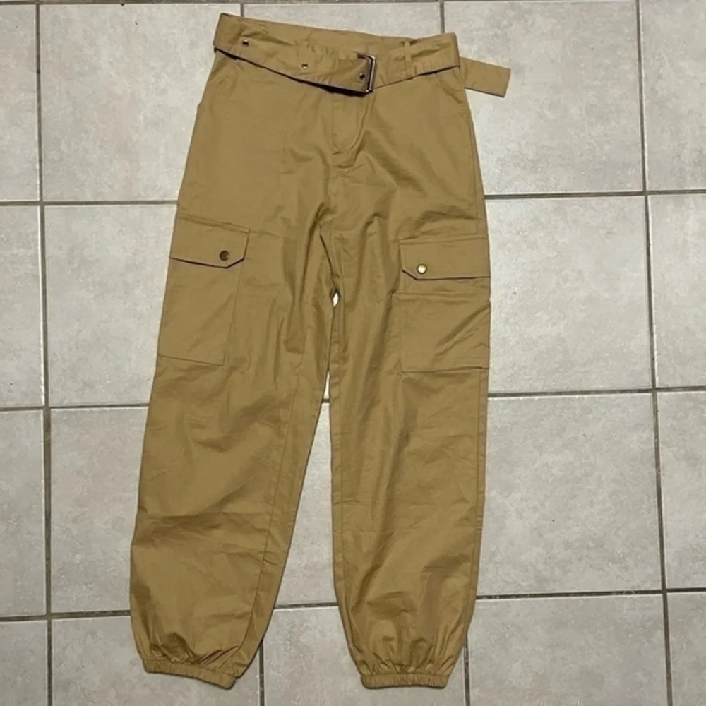 Amante tan cargo pants